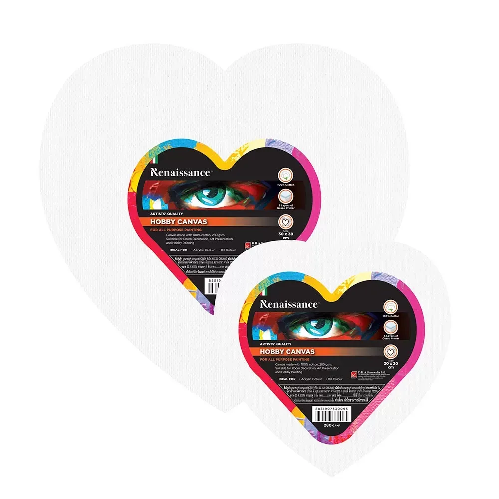 Maalauspohjat sydän