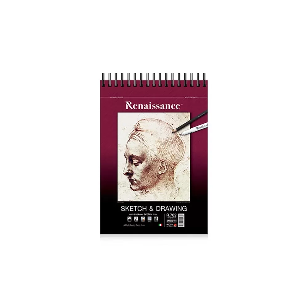 Luonnos- ja piirustuslehtiö A5, 90 g