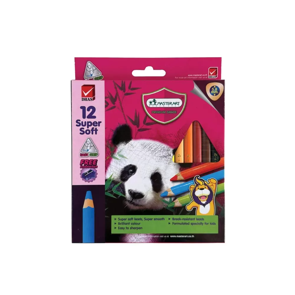 Värikynät 12 kpl Soft