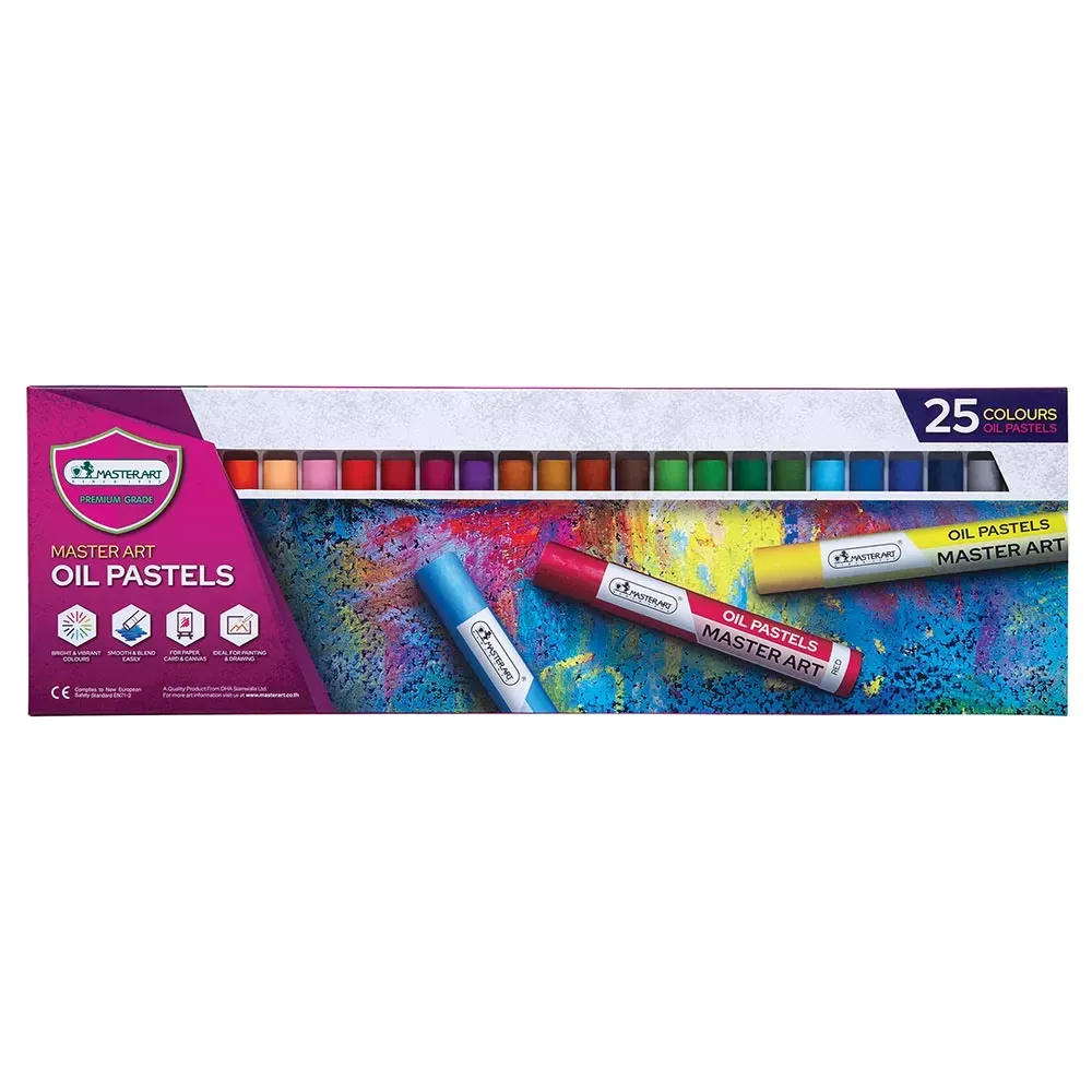 Öljypastelliliidut 25 väriä