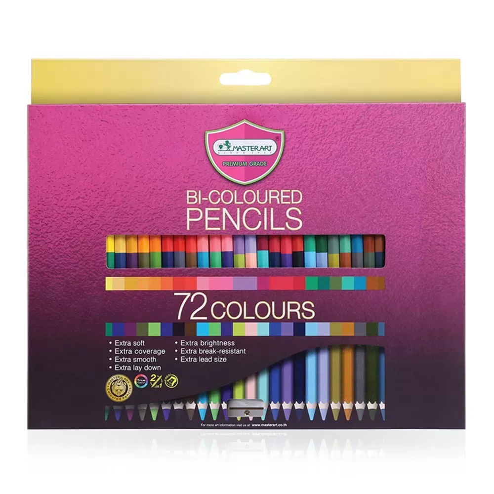 2-päiset värikynät 36 kpl, 72 väriä