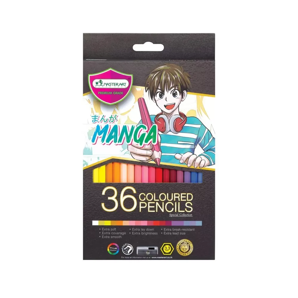 Värikynät 36 kpl, Manga-sävyt